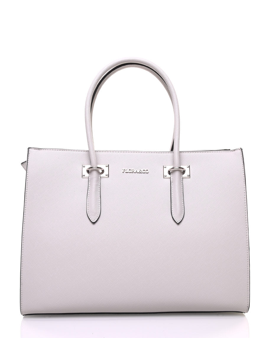 Sac cabas gris clair