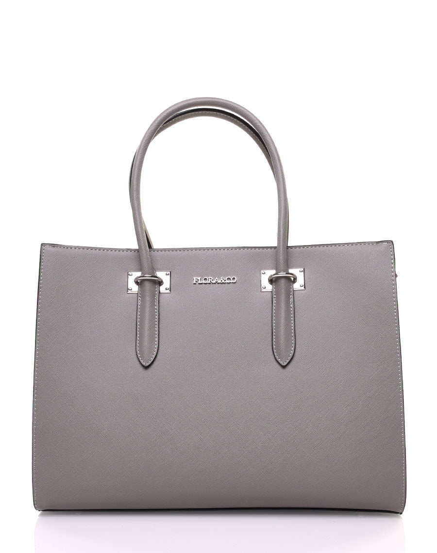 Sac cabas gris souris