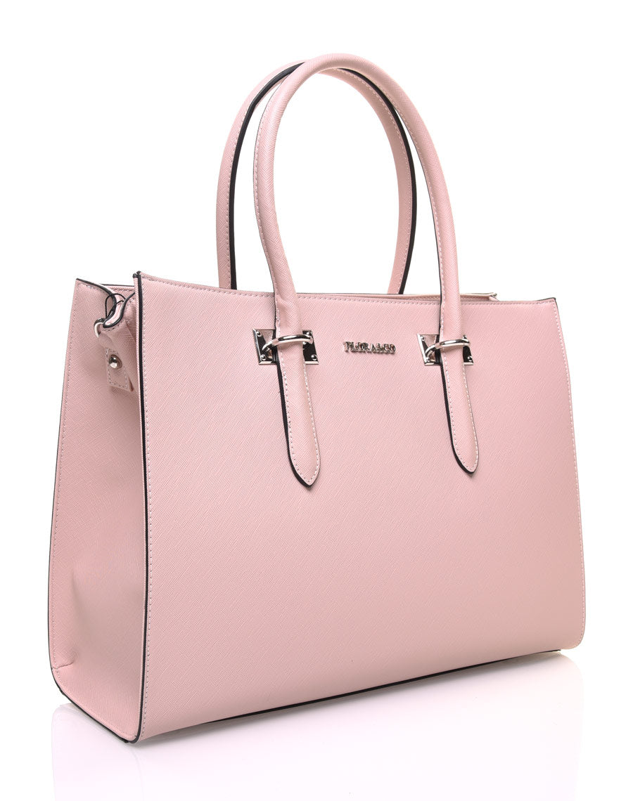 Sac cabas rose pale