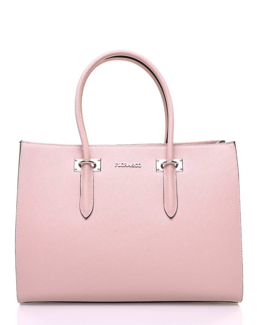 Sac cabas rose pale