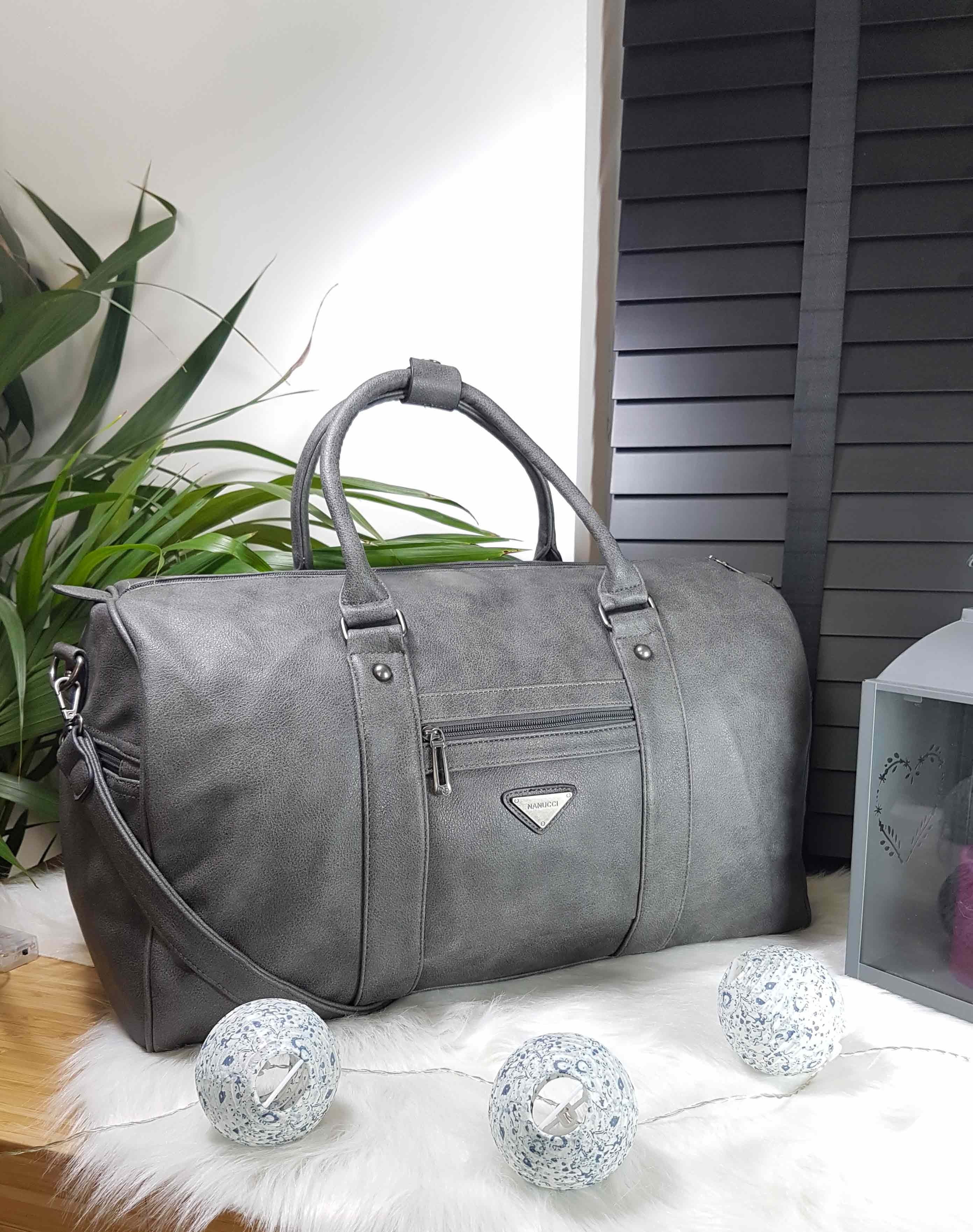 Sac de voyage gris foncé