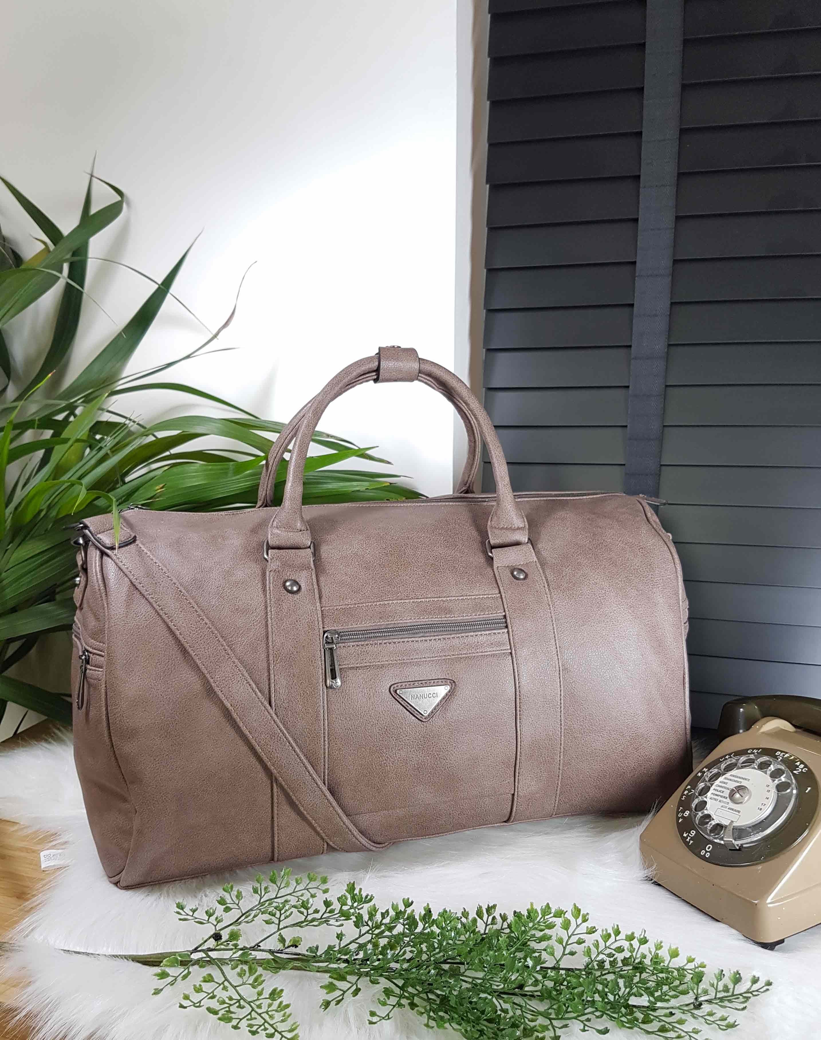 Sac de voyage taupe