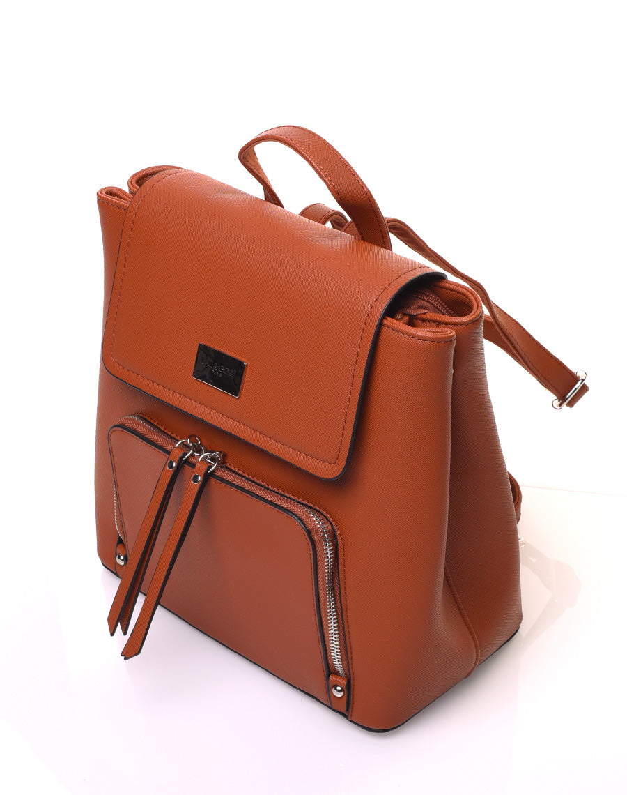 Sac à dos camel ajustable par pressions à rabat