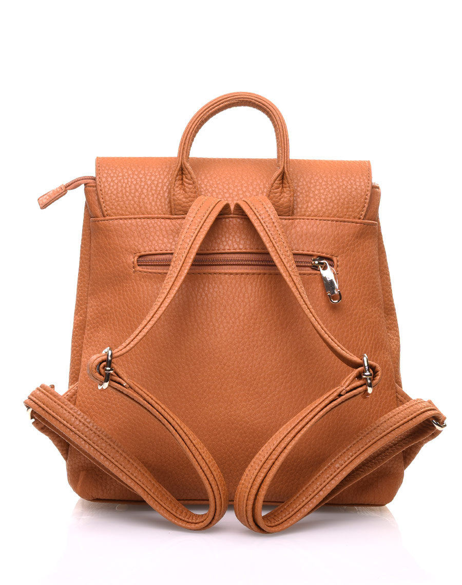 Sac à dos camel avec fermetures à franges
