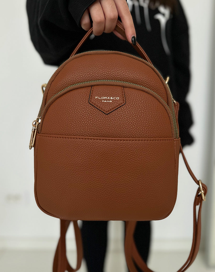 Sac à dos camel à fermeture éclaire