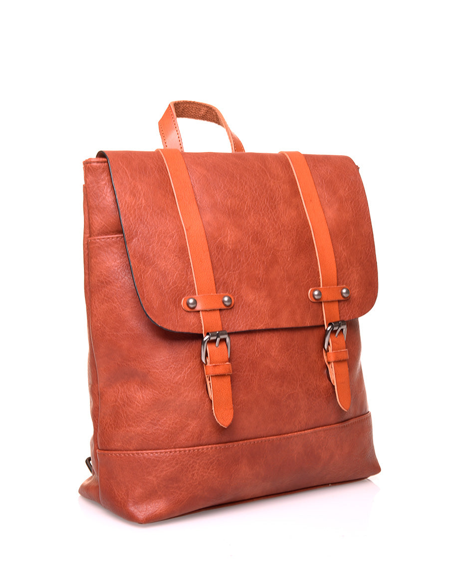 Sac à dos vintage brique