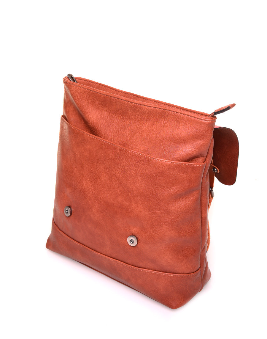 Sac à dos vintage brique