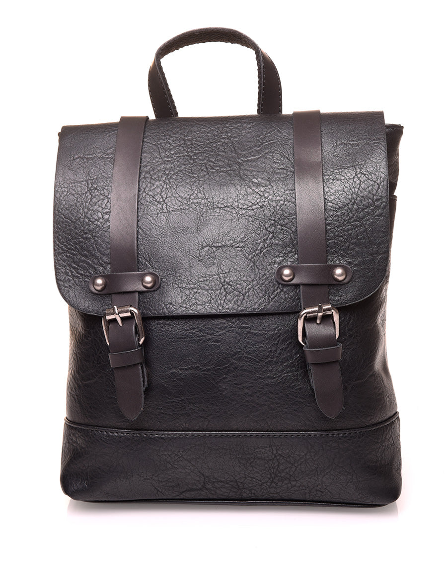 Sac à dos vintage noir format mini