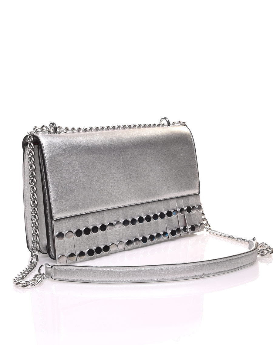 Sac en bandoulière avec frange argent