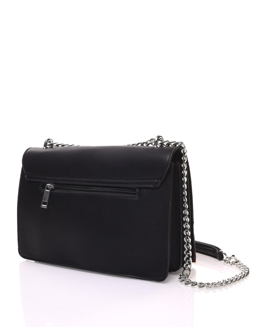 Sac en bandoulière avec frange noir