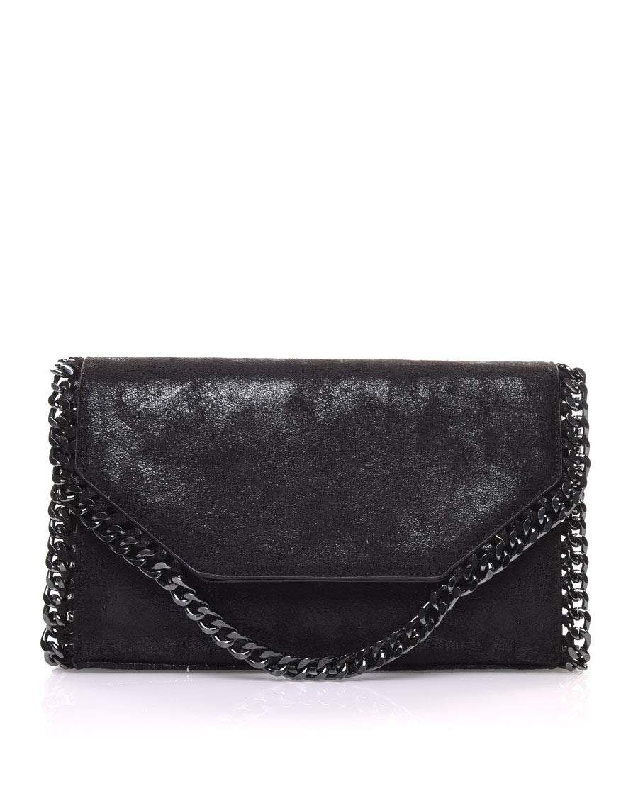 Sac en bandoulière brillant noir