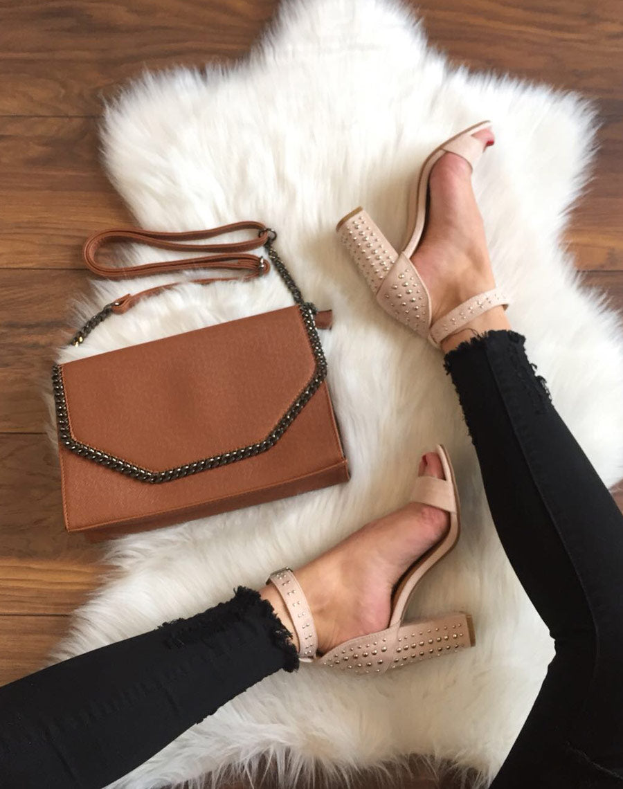 Sac en bandoulière camel