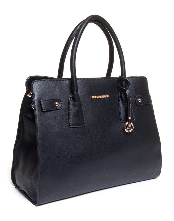 Sac femme Be Exclusive: sac à main grand format noir