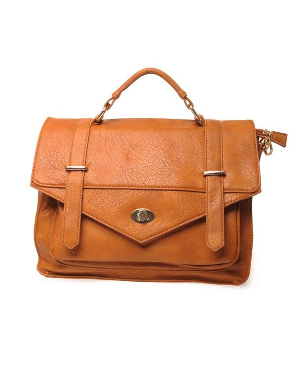 Sac femme Enjoy: Sac cartable camel