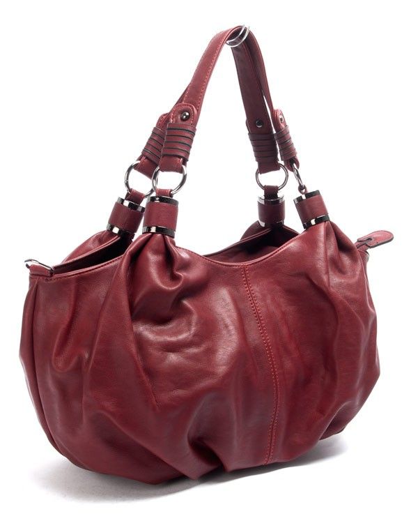 Sac femme Nanucci: Sac à main bordeaux