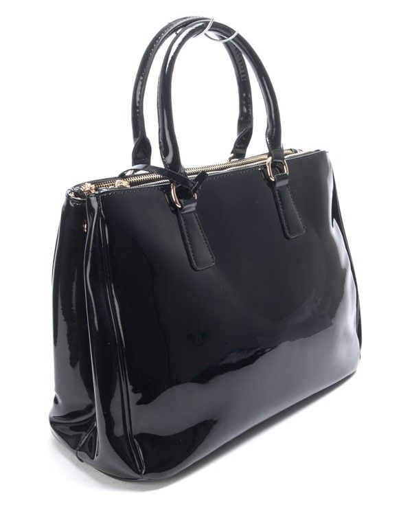 Sac femme Nanucci: Sac à main vernis noir