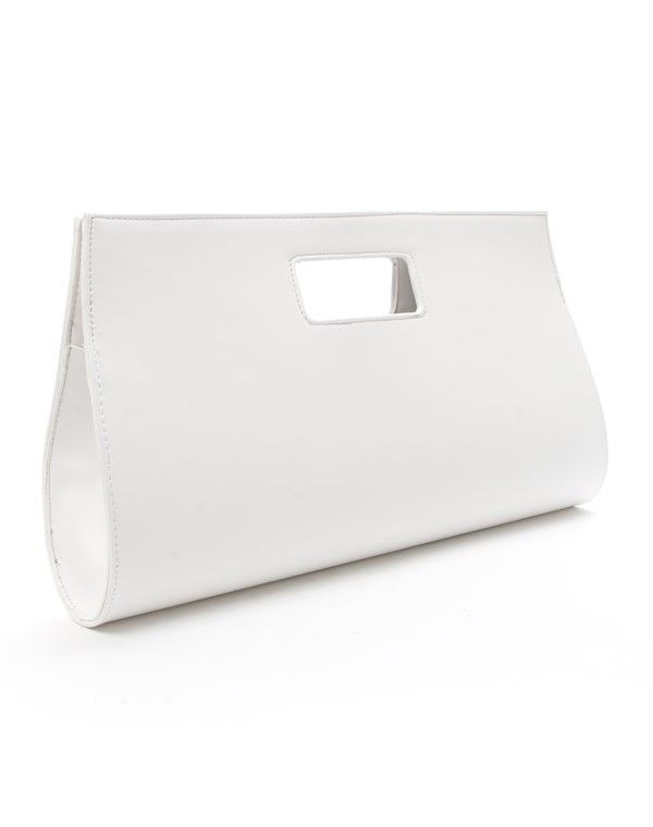 Sac femme Style Shoes: Pochette blanche