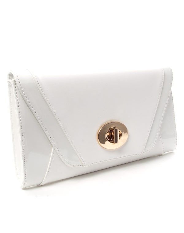 Sac femme Style Shoes: Pochette blanche