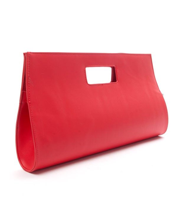 Sac femme Style Shoes: Pochette rouge