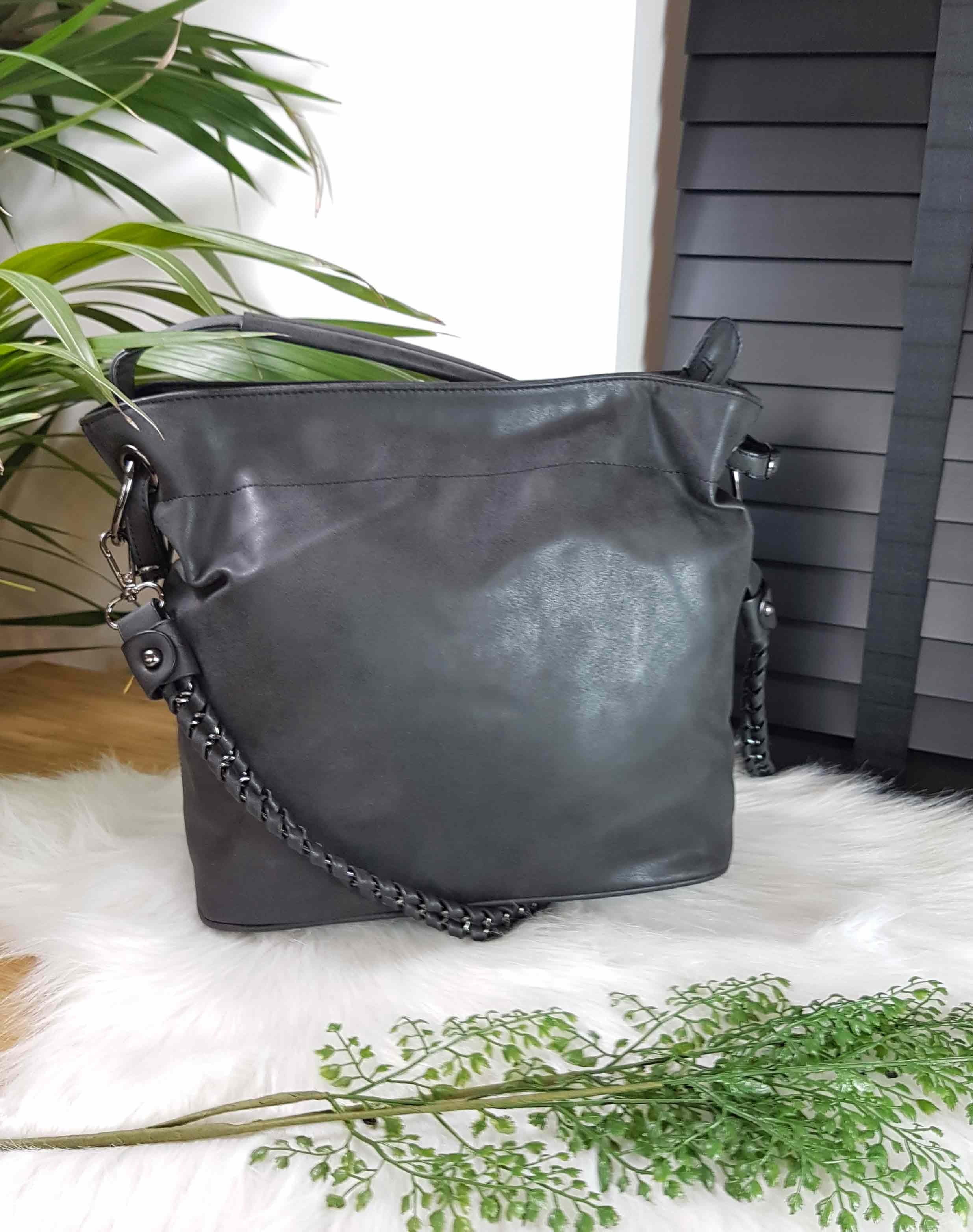 Sac à main bandoulière noir