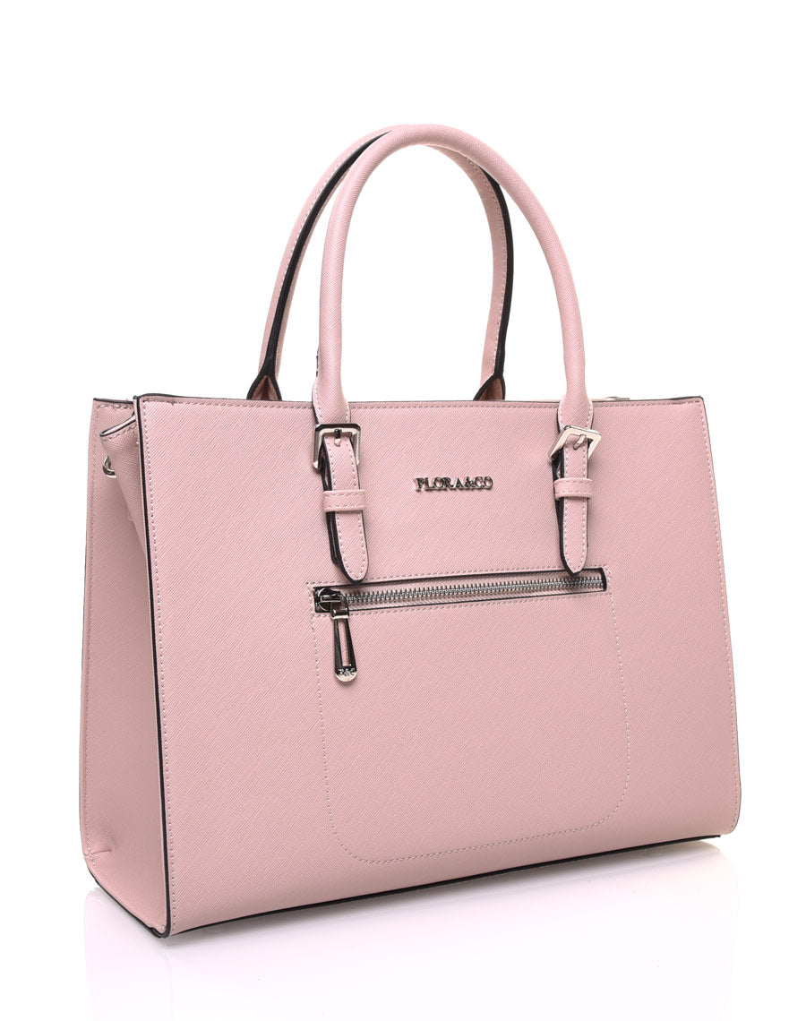 Sac à main cabas rose