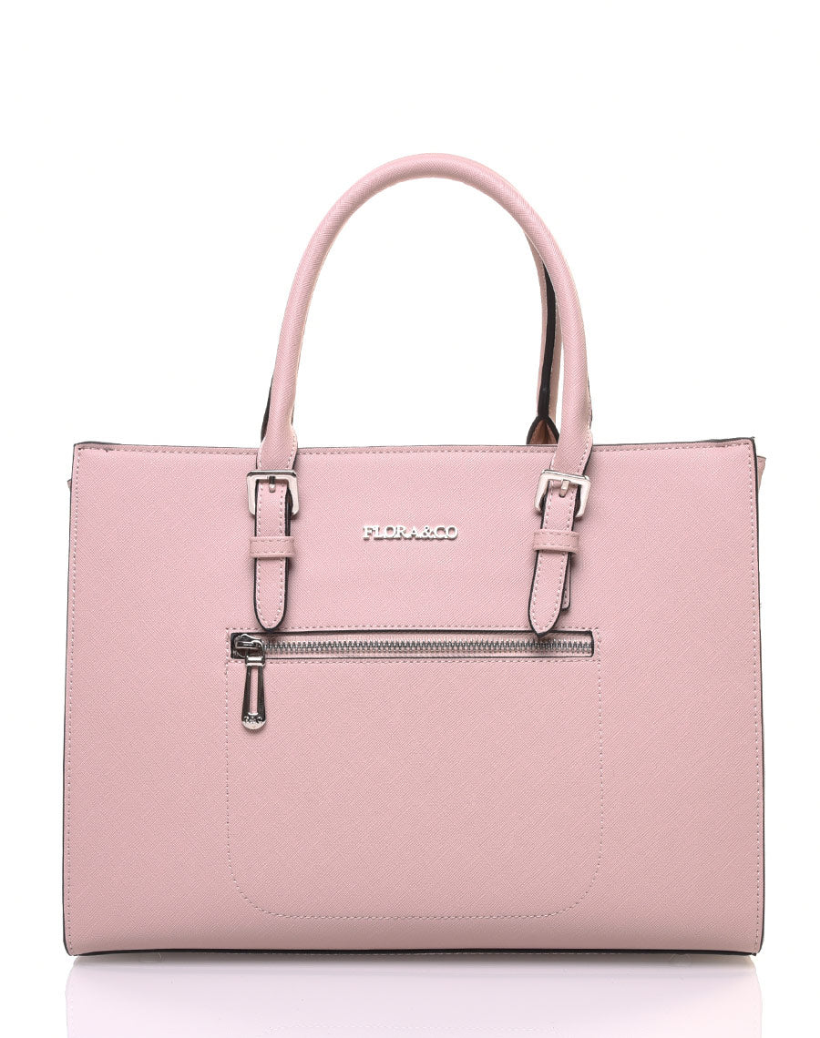 Sac à main cabas rose