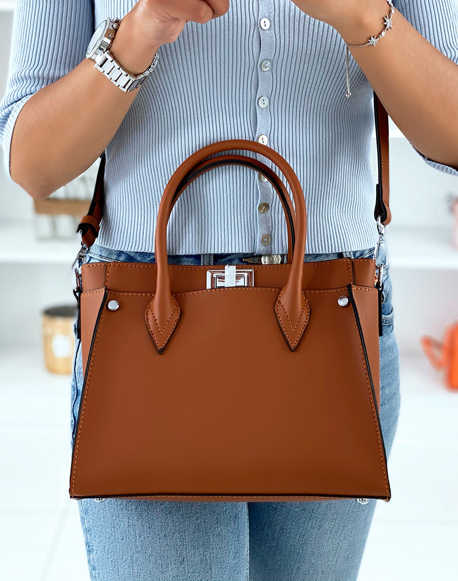 Sac à main camel