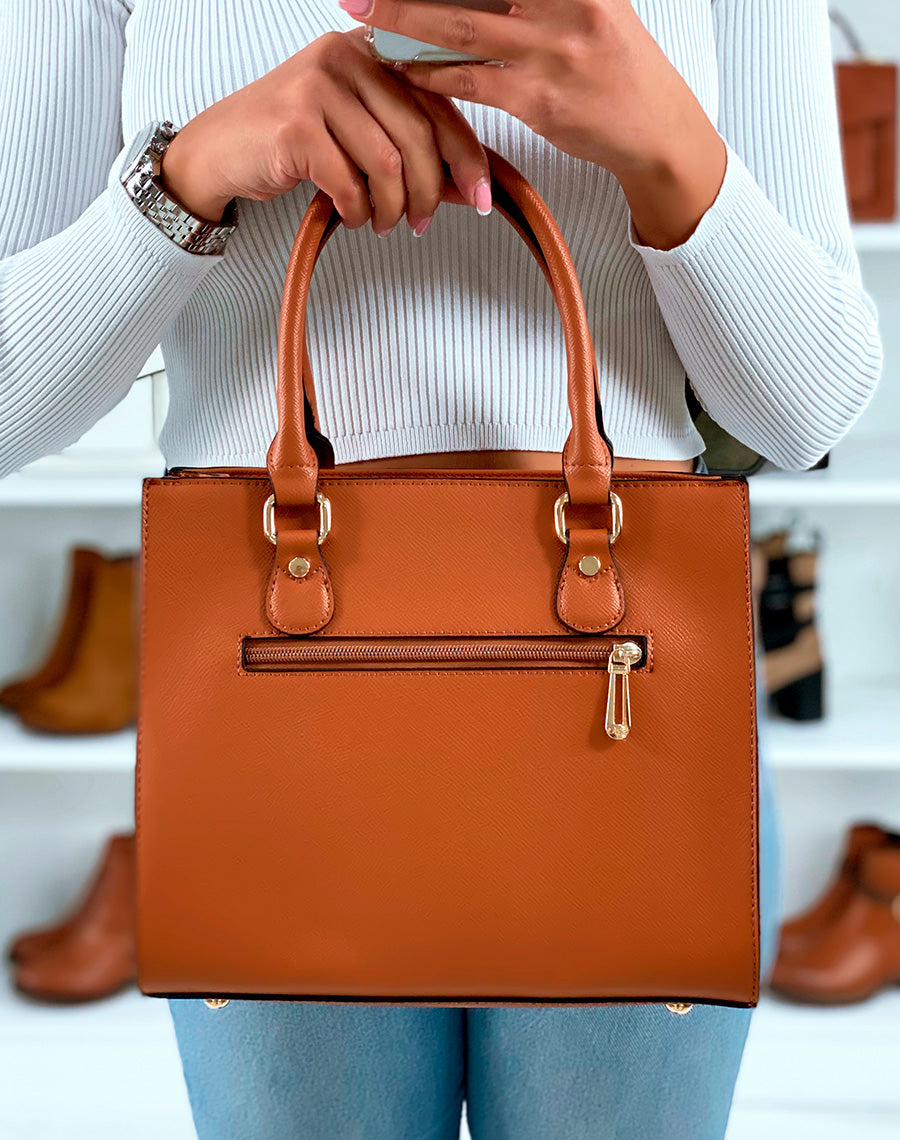 SAC ? MAIN CAMEL ? BANDOULI?RE EN MOTIF