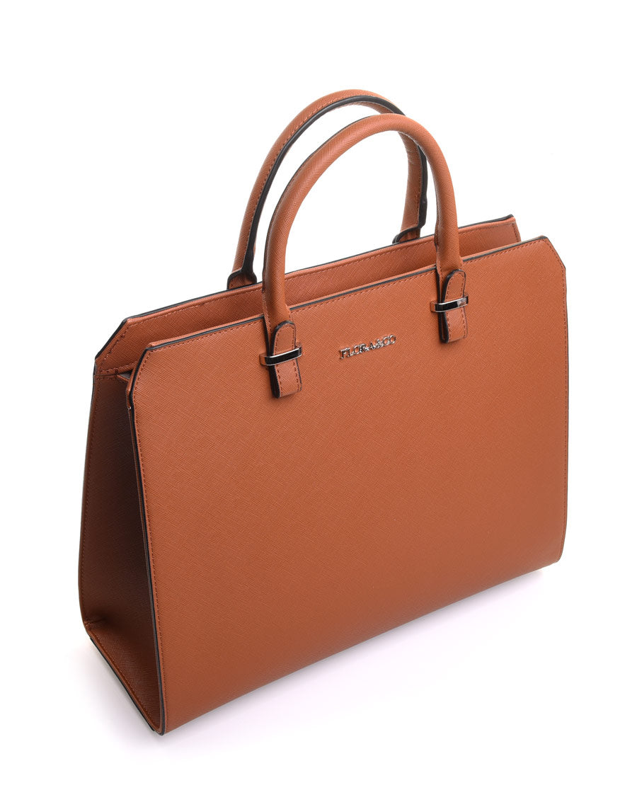 Sac à main camel Flora&co