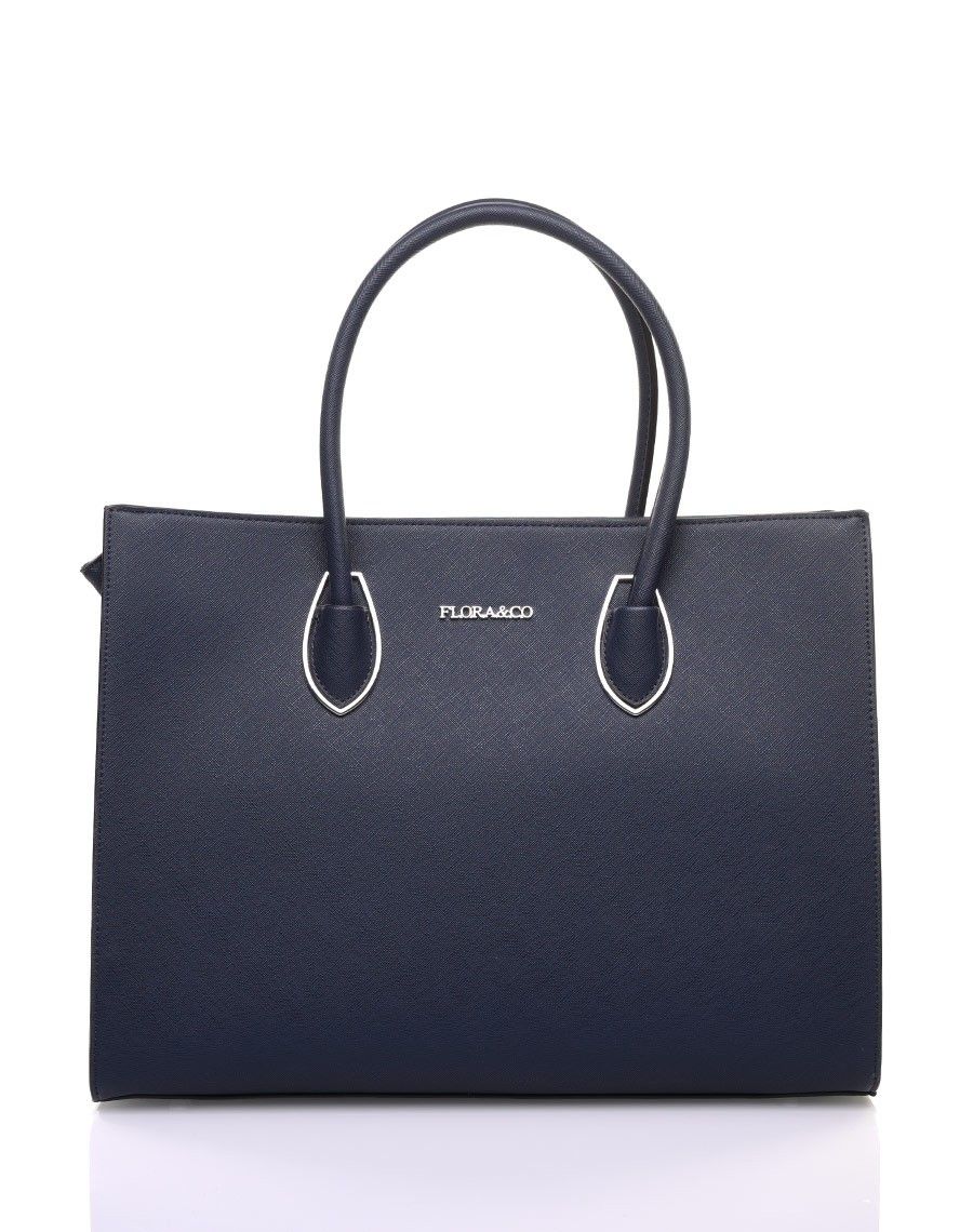 Sac à main classe bleu