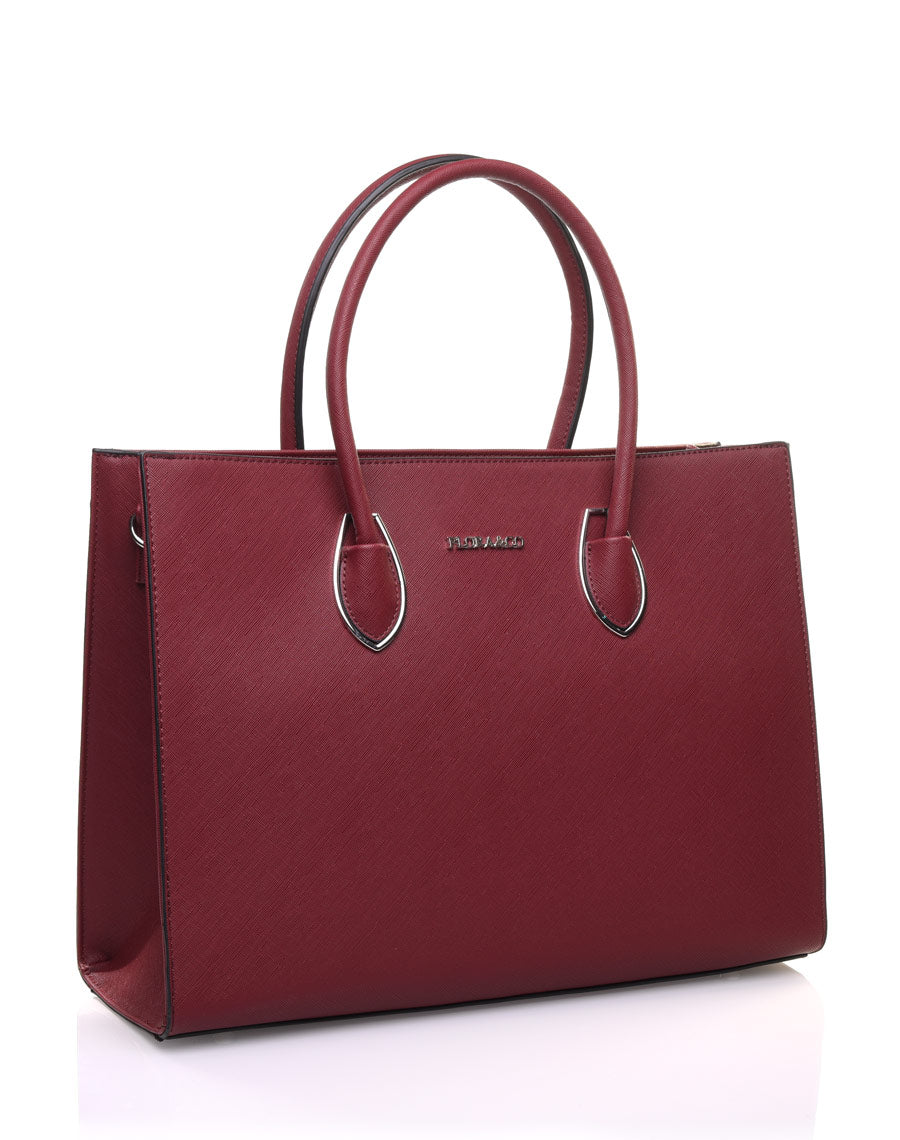 Sac à main classe bordeaux