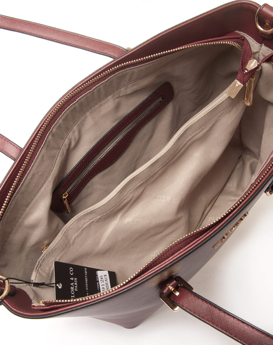 Sac à main femme bordeaux