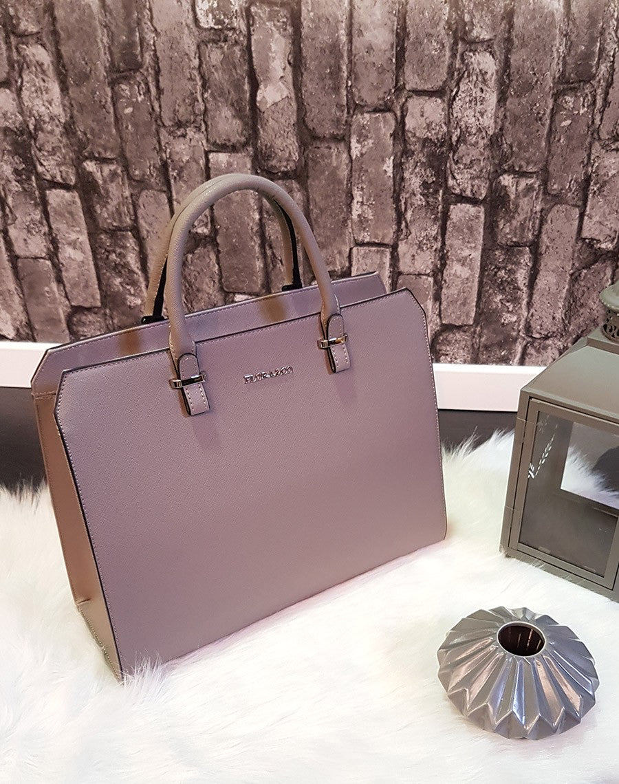 Sac à main gris Flora&co