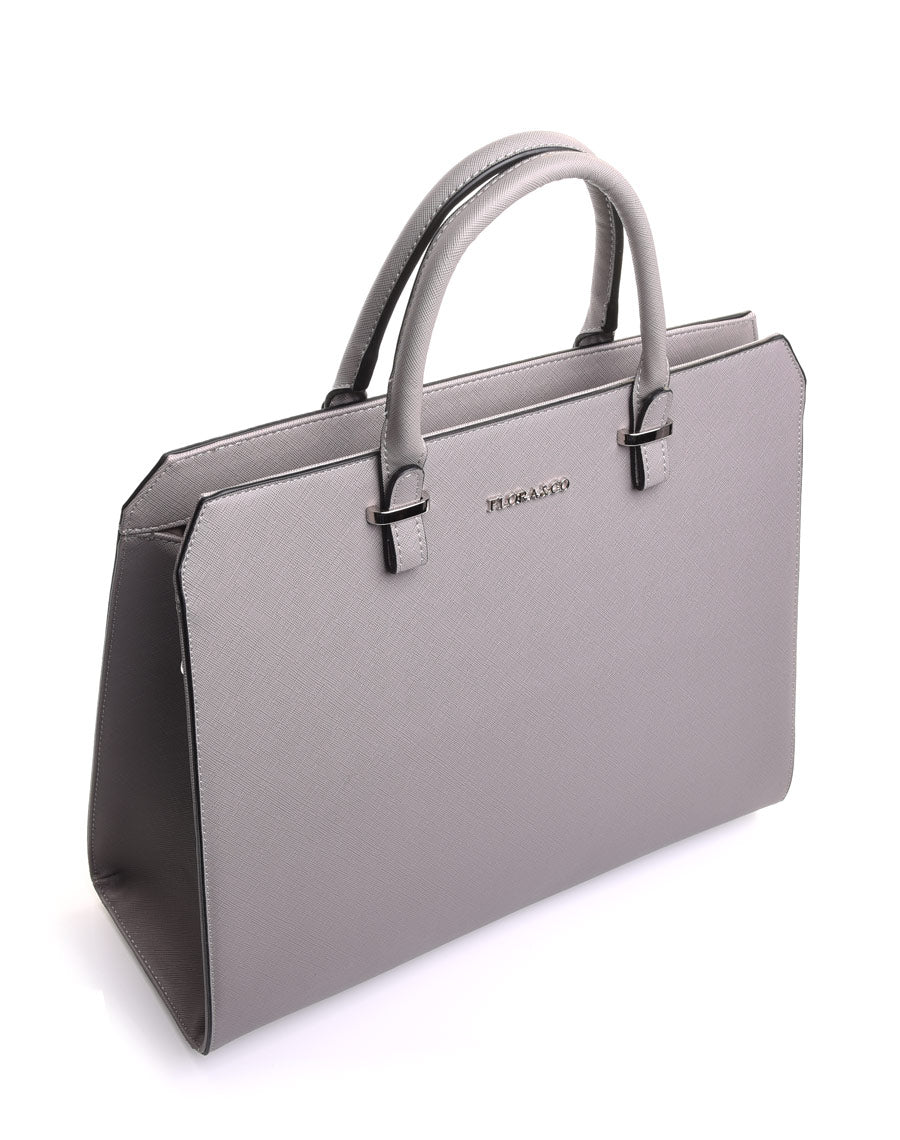 Sac à main gris Flora&co