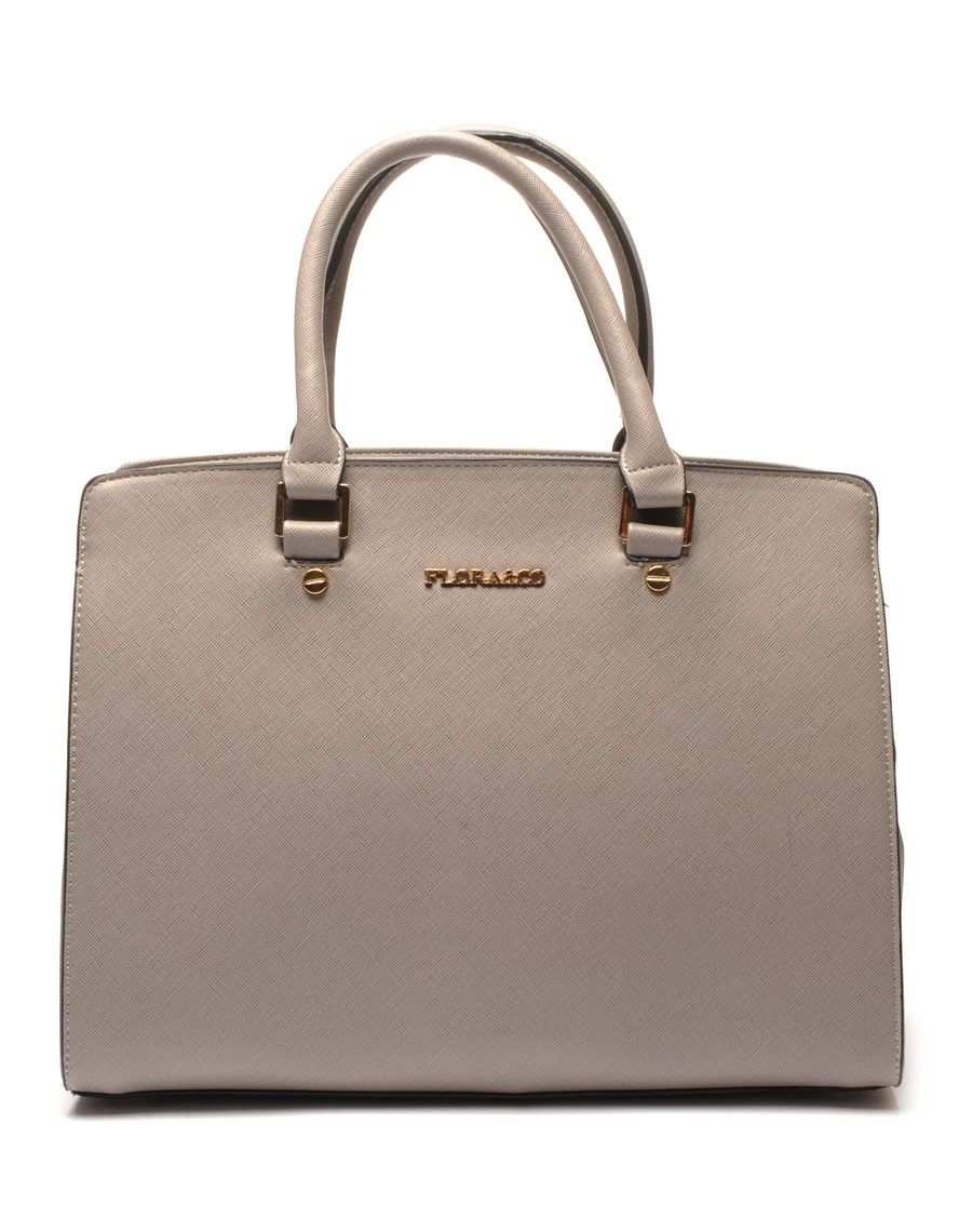 Sac à main gris souris Flora&Co