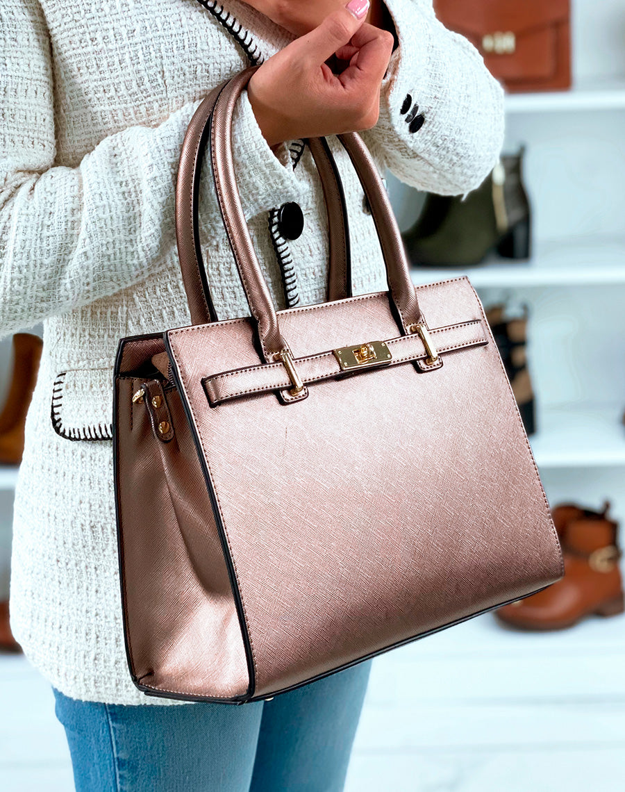 SAC ? MAIN MARRON M?TALLIS?