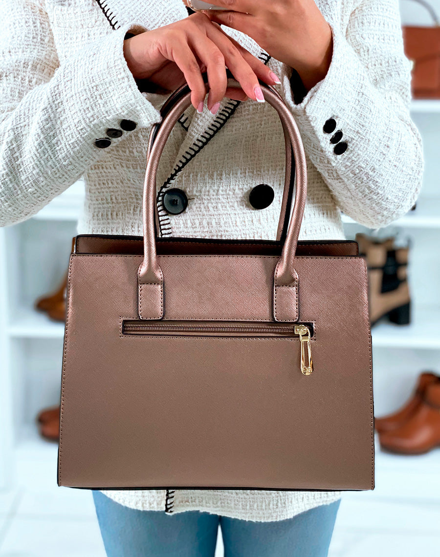 SAC ? MAIN MARRON M?TALLIS?