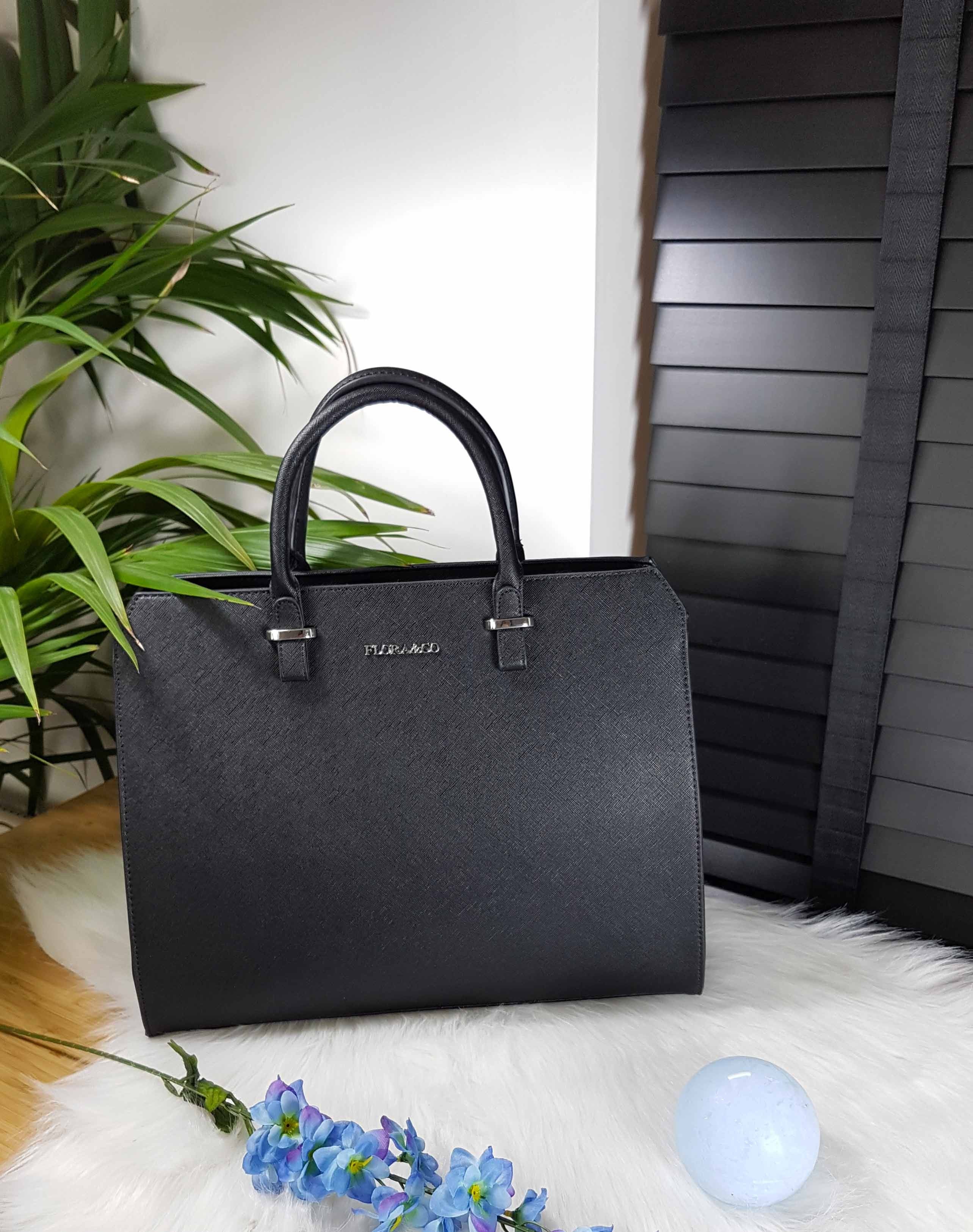 Sac à main noir Flora&co