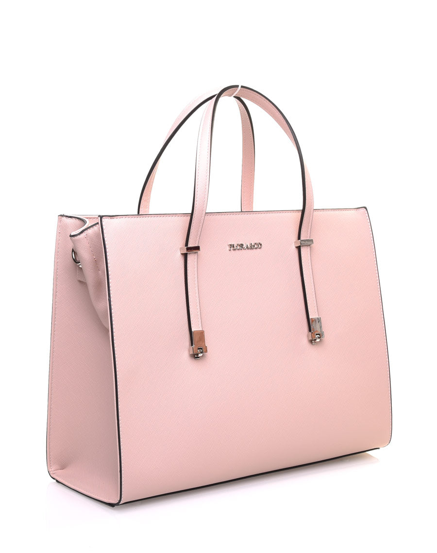 Sac à main rose pale