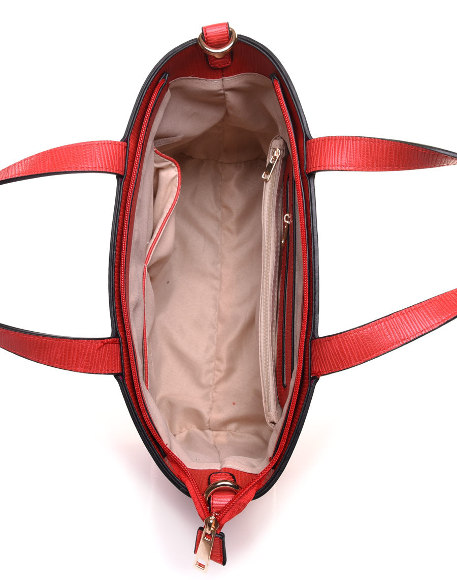 Sac à main rouge