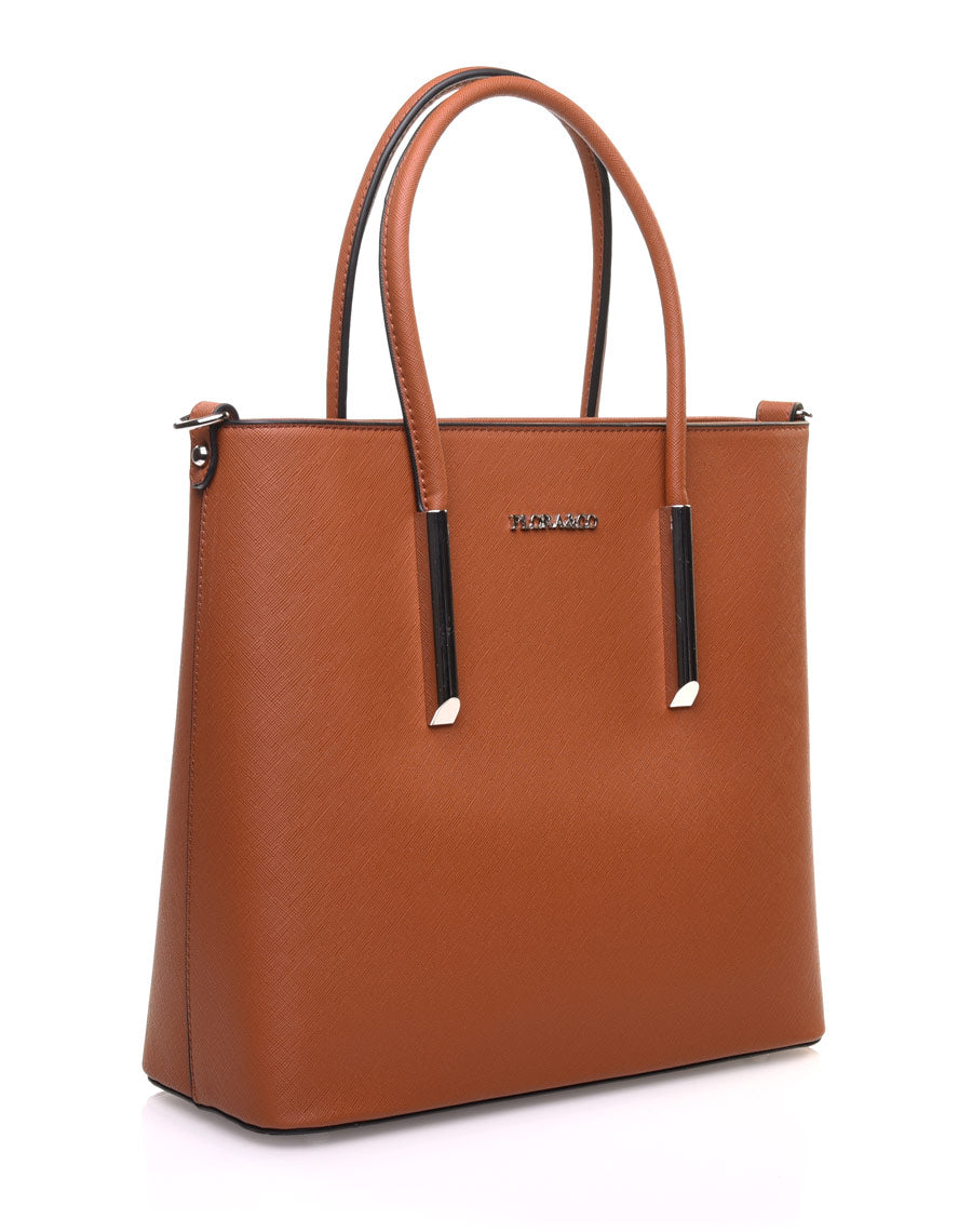 Sac à main taille moyenne camel