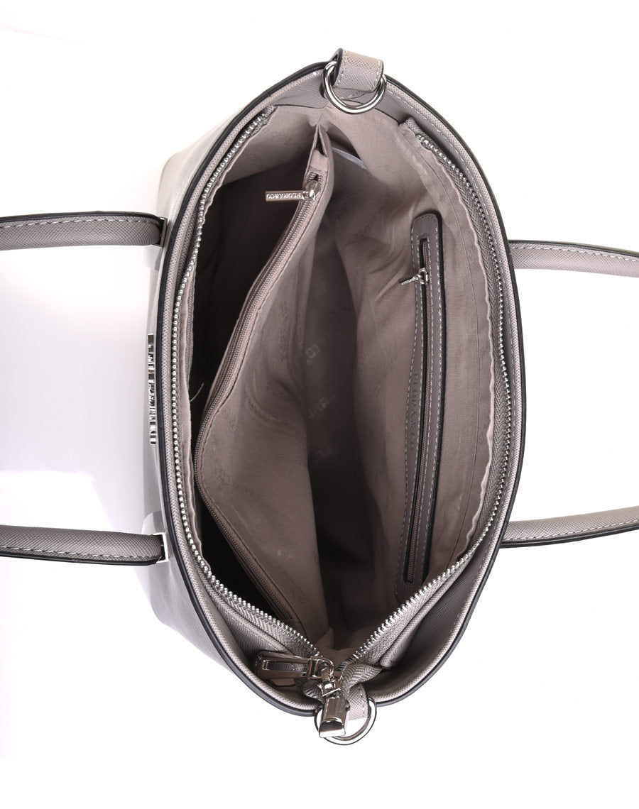 Sac à main taille moyenne gris