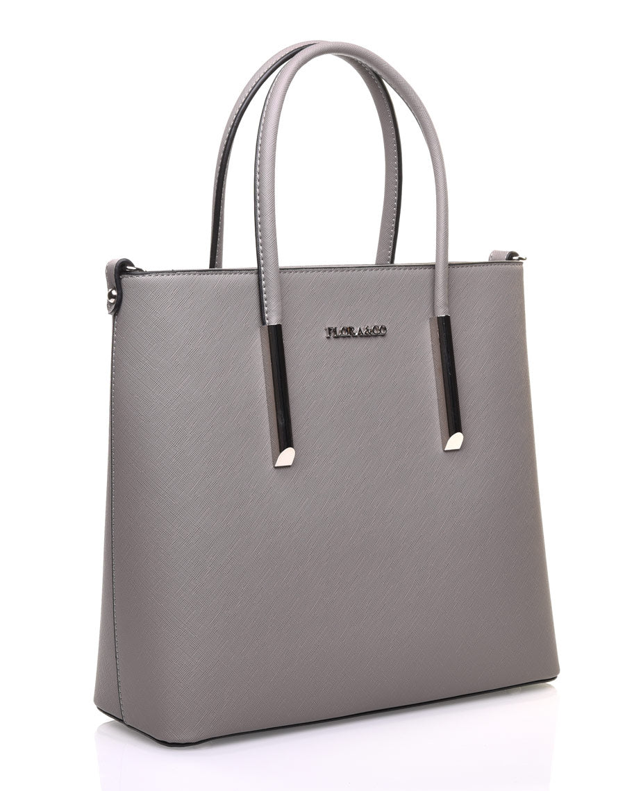 Sac à main taille moyenne gris