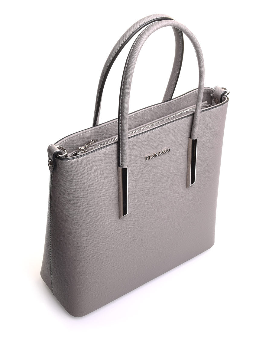 Sac à main taille moyenne gris