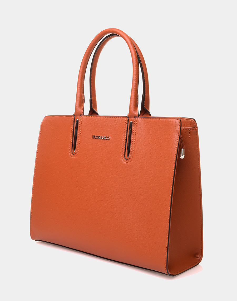 Sac à main type cabas camel