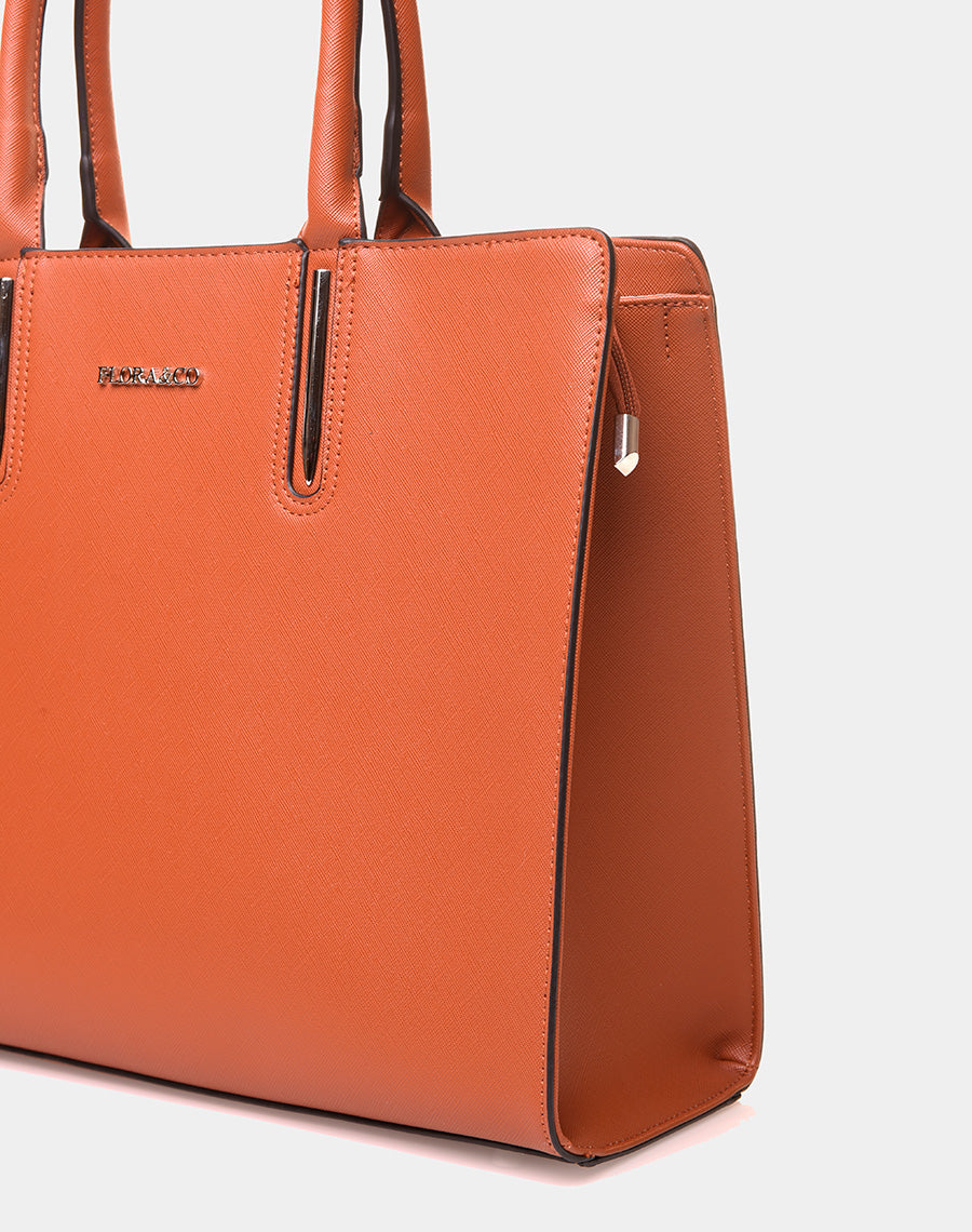 Sac à main type cabas camel