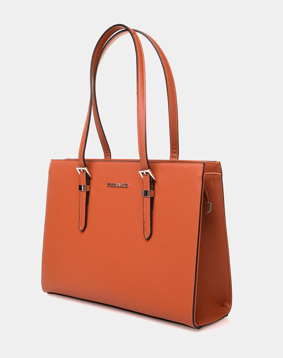 Sac à main type cabas camel