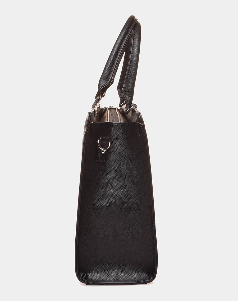 Sac à main type cabas noir