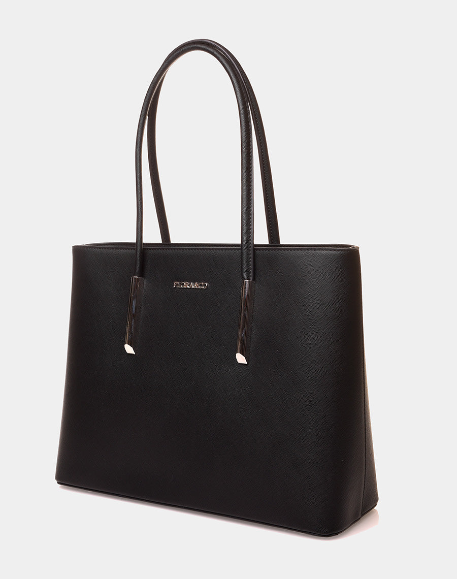 Sac à main type cabas noir