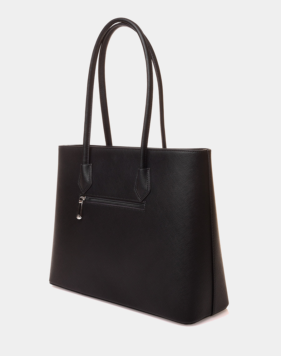 Sac à main type cabas noir